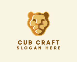 Cub - Wild Lioness Face logo design