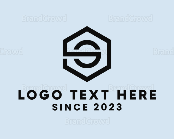 Hexagon Contractor Letter S Logo