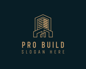 Residential Building Realty logo design