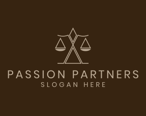 Justice Scale Law Firm logo design