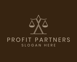 Justice Scale Law Firm logo design