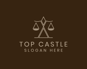 Partner - Justice Scale Law Firm logo design
