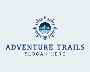 Travel Compass Expedition logo design