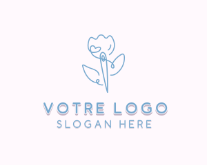 Embroidery - Needle Yarn Quilting logo design