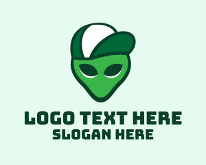 Alien - Alien Cap Hat logo design