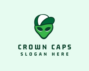 Alien Cap Hat logo design