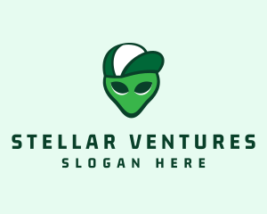 Alien Cap Hat logo design