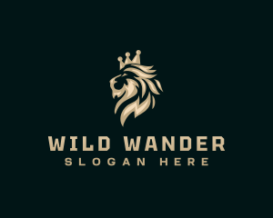 Lion Crown Wildlife logo design