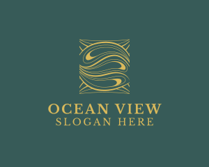 Sea Wave Vacation  logo design