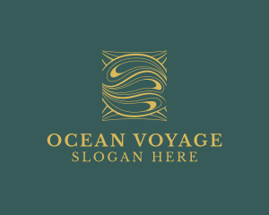 Sea Wave Vacation  logo design