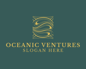 Sea Wave Vacation  logo design