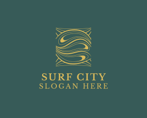 Sea Wave Vacation  logo design