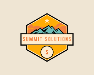 Mountain Getaway Camping logo design