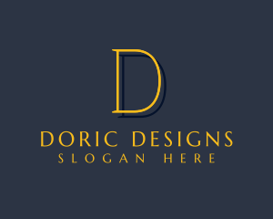 Elegant Sleek Fashion Studio logo design