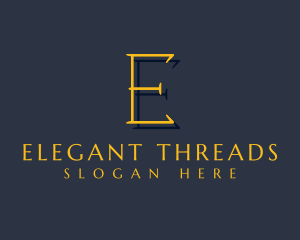 Elegant Sleek Fashion Studio logo design