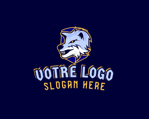 Dog Wolf Gaming logo design