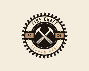 Industrial Woodwork Handyman logo design