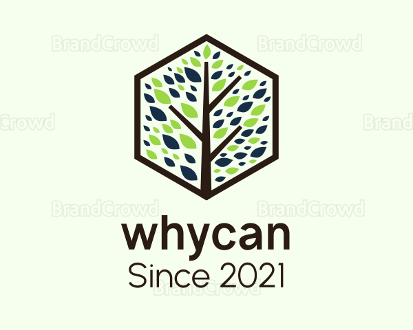 Green Tree Badge Logo
