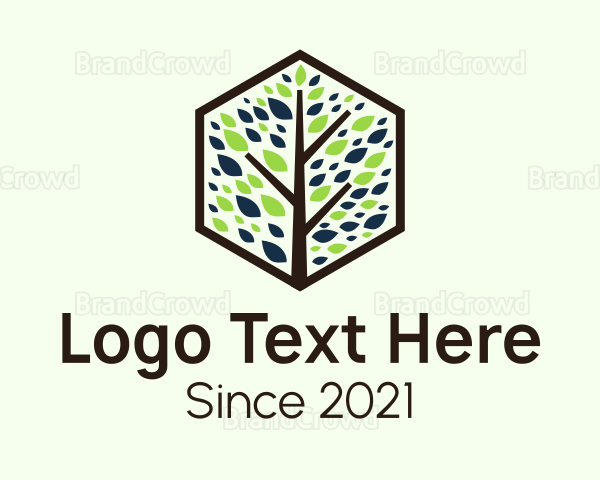 Green Tree Badge Logo