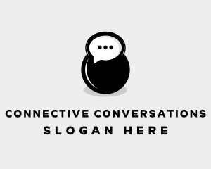 Dialogue - Speech Bubble Chat logo design