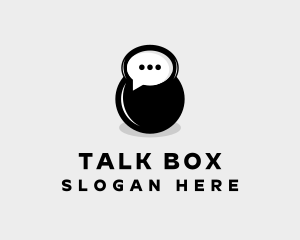 Chat Box - Speech Bubble Chat logo design