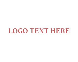 Wordmark - Classy Feminine Minimalist logo design