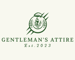 Elegant Gentleman Coin logo design