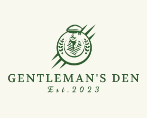 Elegant Gentleman Coin logo design