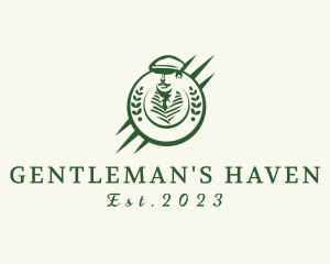 Elegant Gentleman Coin logo design