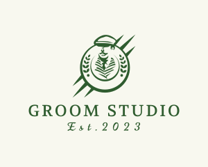 Groom - Elegant Gentleman Coin logo design