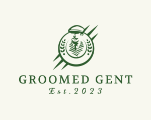 Groom - Elegant Gentleman Coin logo design