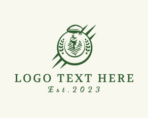 Tailor Shop - Elegant Gentleman Coin logo design