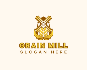 Flour Mill Farm logo design