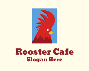 Red Rooster Comb logo design