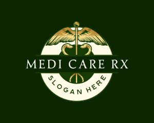 Pharmacist - Health Doctor Caduceus logo design