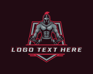 Training - Gladiator Gym Fitness logo design