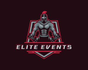 Powerlifting - Gladiator Gym Fitness logo design