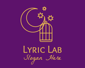 Mystic Moon Cage logo design