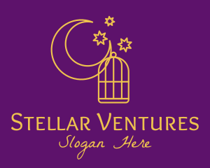 Constellation - Mystic Moon Cage logo design