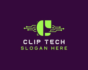 Circuit Network Tech logo design