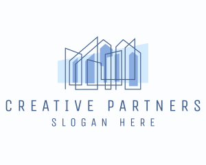 Creative Realty Building Architecture logo design