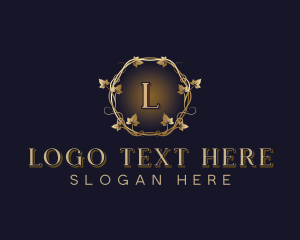 Spa - Elegant Leaf Vine logo design