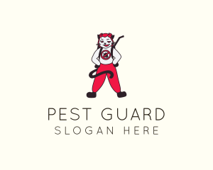 Cat Pest Control logo design