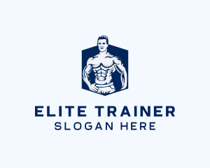 Bodybuilding Fitness Workout logo design