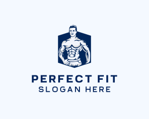 Bodybuilding Fitness Workout logo design