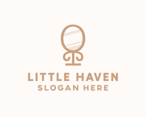 Little - Beauty Salon Mirror logo design