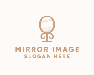 Reflection - Beauty Salon Mirror logo design
