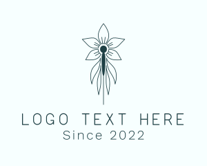 Chinese Medicine - Nature Floral Acupuncture logo design