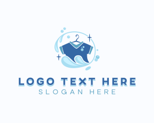 Hub - Shirt Clean Laundry logo design