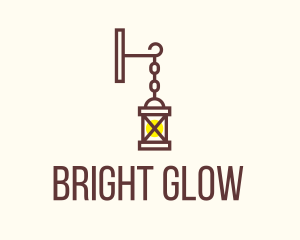 Light - Hanging Lamp Lighting logo design